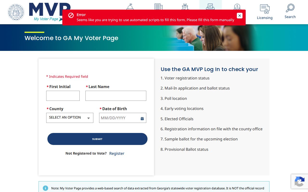 Cherokee County residents directory Georgia voter lookup