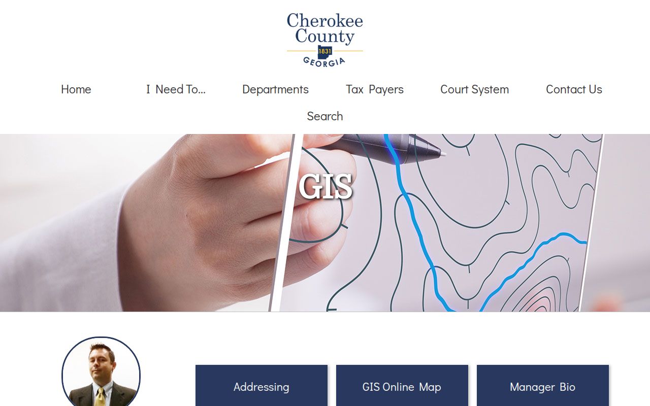 Cherokee County street directory GIS and addressing resources
