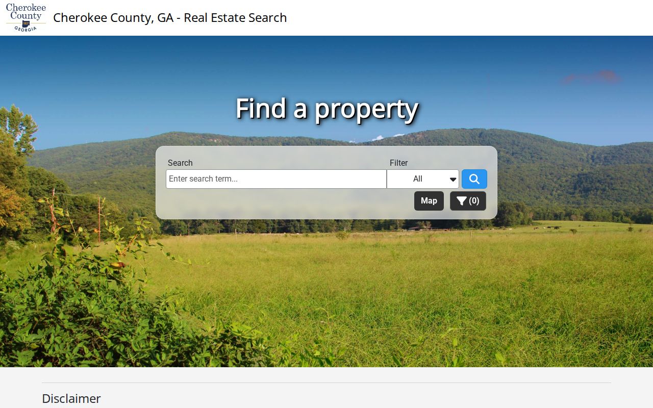 Cherokee County street directory Spatialest address search